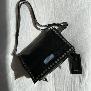 Prada Leather Stud Bag